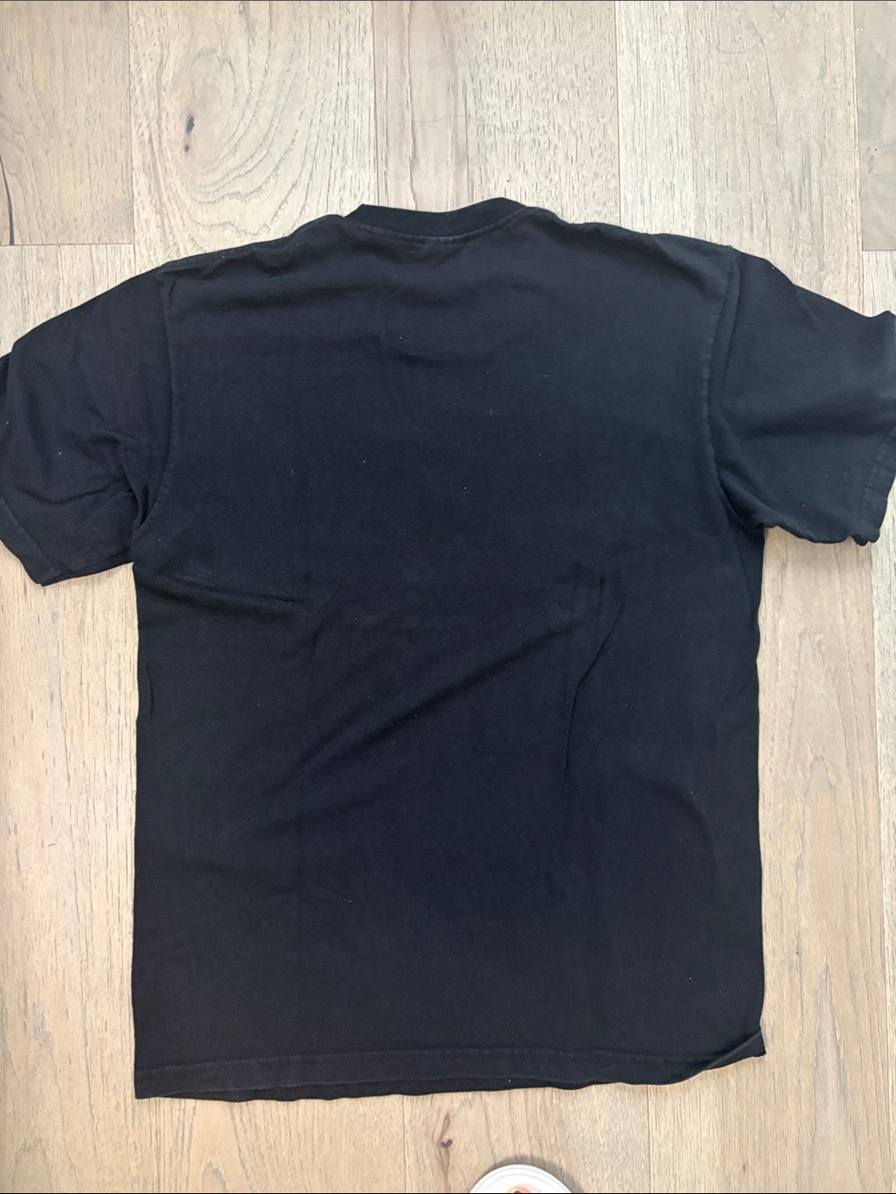 Supreme Black Tee with White Ornate Logo - Picture 3 of 3